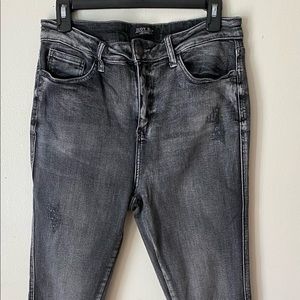 Judy Blue size 11/30 skinny gray jeans
